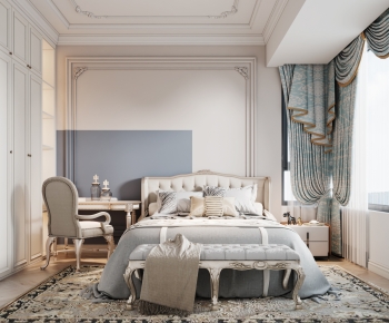 Simple European Style Bedroom-ID:319612033