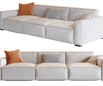 Modern Three-seat Sofa-ID:628008883