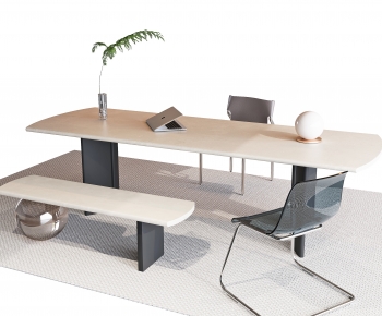 Modern Computer Desk And Chair-ID:962099084