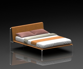 Modern Double Bed-ID:508572102