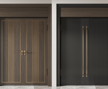 New Chinese Style Double Door-ID:693582063