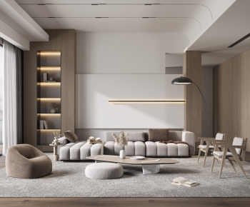 Modern A Living Room-ID:137240995
