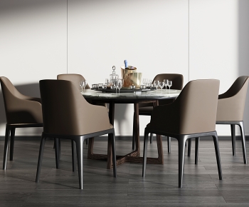 Modern Dining Table And Chairs-ID:640513909
