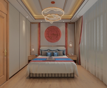 Chinese Style New Chinese Style Bedroom-ID:985677005