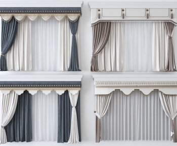 Simple European Style The Curtain-ID:586106068