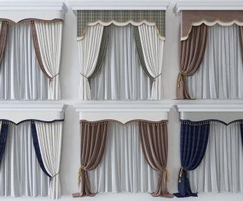 Simple European Style The Curtain-ID:486742974