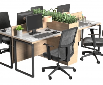 Industrial Style Office Table-ID:404589891