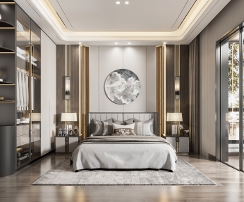 New Chinese Style Bedroom-ID:172100075