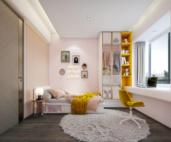 Nordic Style Girl's Room Daughter's Room-ID:988102911