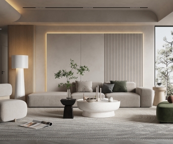 Wabi-sabi Style A Living Room-ID:167520054