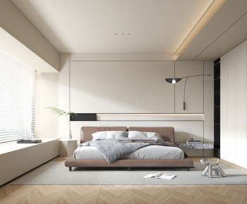 Modern Wabi-sabi Style Bedroom-ID:554181103