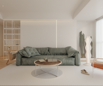 Wabi-sabi Style A Living Room-ID:801780946