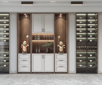 New Chinese Style Wine Cabinet-ID:569576037