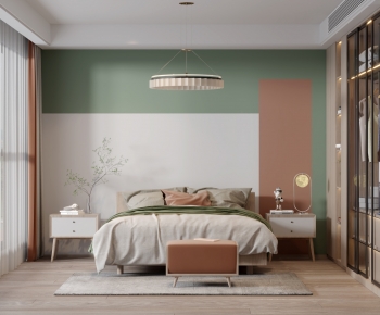 Nordic Style Bedroom-ID:705663923