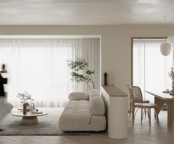 Wabi-sabi Style A Living Room-ID:267909056