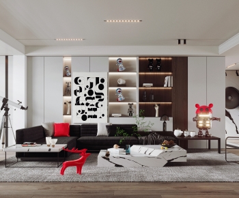 Modern A Living Room-ID:158874033