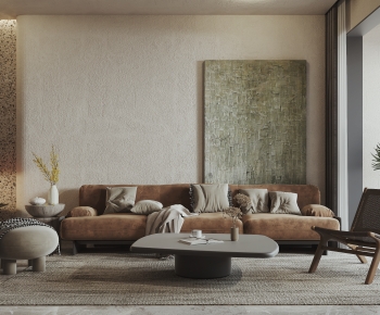 Wabi-sabi Style A Living Room-ID:325913911
