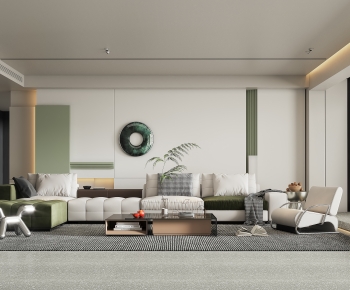 Modern A Living Room-ID:925749065