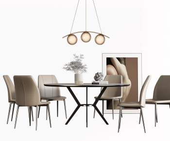 Modern Dining Table And Chairs-ID:180332907