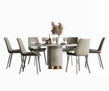 Modern Dining Table And Chairs-ID:986840014