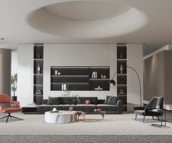 Modern A Living Room-ID:584264997