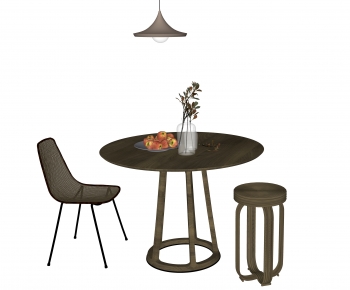 Nordic Style Dining Table And Chairs-ID:673255925