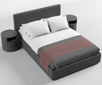 Modern Double Bed-ID:336874967