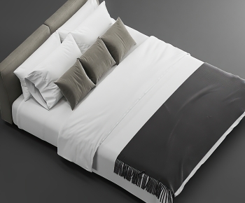 Modern Double Bed-ID:839327104