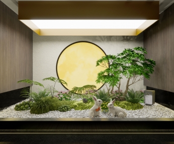 Modern New Chinese Style Courtyard/landscape-ID:470559617