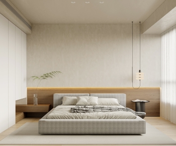 Wabi-sabi Style Bedroom-ID:534399036