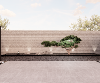 Modern New Chinese Style Courtyard/landscape-ID:933940894