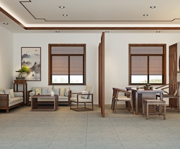New Chinese Style Tea House-ID:365448005