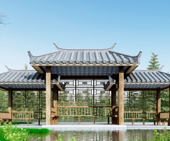 Chinese Style Ancient Architectural Buildings-ID:829190027