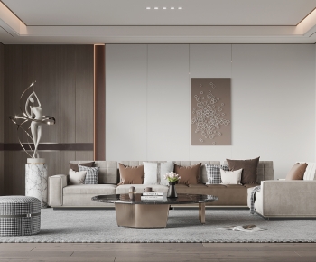 Modern A Living Room-ID:719016088