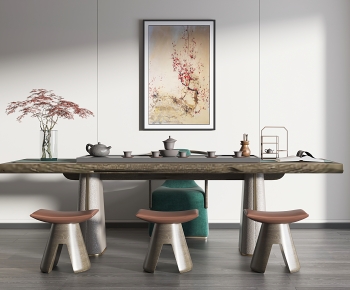 New Chinese Style Tea Tables And Chairs-ID:974329957