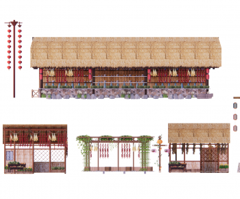 Chinese Style Building Component-ID:847620969