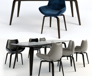 Modern Dining Table And Chairs-ID:967246062