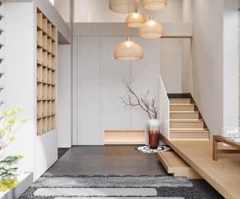Japanese Style Stairwell-ID:784504896