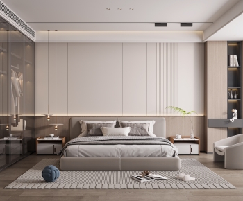 Modern Bedroom-ID:615382918