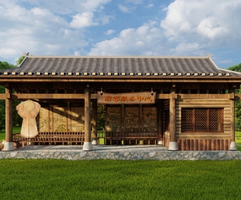 Chinese Style Building Appearance-ID:770611056