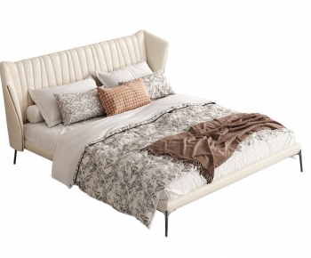 Modern Double Bed-ID:732422116