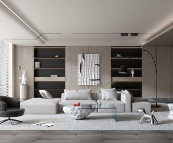 Wabi-sabi Style A Living Room-ID:162605055