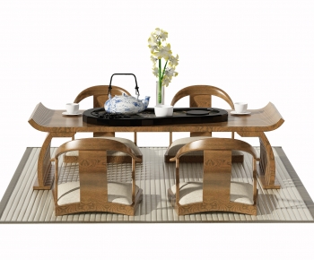 Japanese Style Tea Tables And Chairs-ID:752616882