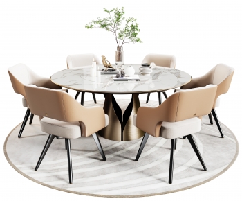 Modern Dining Table And Chairs-ID:886569988