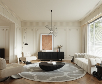 French Style A Living Room-ID:265708924
