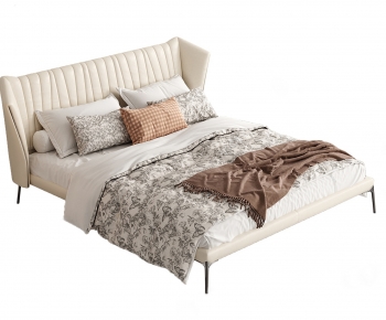 Modern Double Bed-ID:828398942