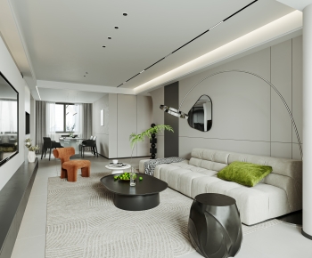 Modern A Living Room-ID:406577112