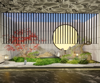 New Chinese Style Courtyard/landscape-ID:624197967