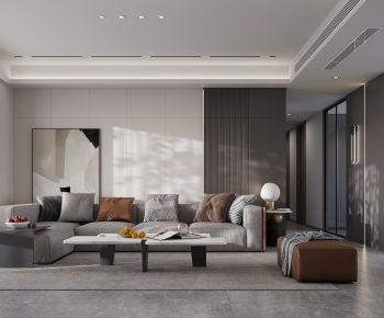 Modern A Living Room-ID:714963918