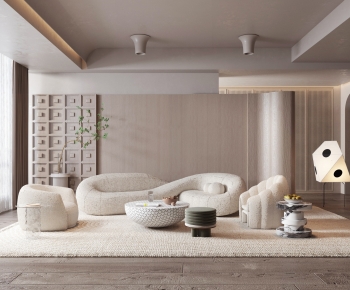 Wabi-sabi Style A Living Room-ID:571111927